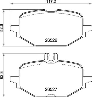 Тормозные колодки BREMBO P50172