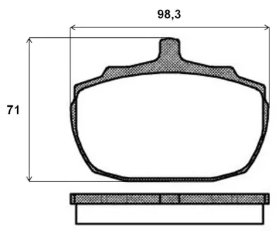 Колодка BREMBO P52005