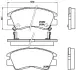 Колодка BREMBO P54008 (фото 2)