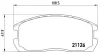Колодка BREMBO P54009 (фото 1)