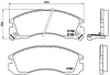 Гальмівні колодки дискові BREMBO P54017X (фото 1)