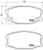 Колодка BREMBO P54035 (фото 1)