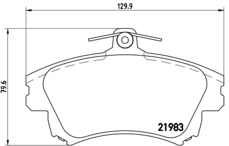 Колодка BREMBO P54036