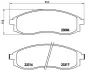 Колодка BREMBO P54037 (фото 2)