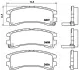 Колодка BREMBO P56017 (фото 2)