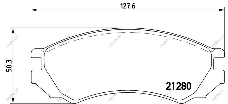 Колодка BREMBO P56023 (фото 1)