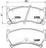 Колодка BREMBO P56026 (фото 1)