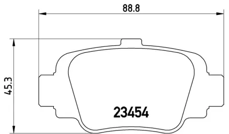 Гальмівні колодки дискові BREMBO P56032