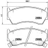 Колодка BREMBO P56033 (фото 1)