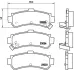 Колодка BREMBO P56035 (фото 1)