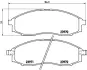 Гальмівні колодки дискові BREMBO P56049 (фото 2)