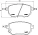 Гальмівні колодки дискові BREMBO P56051 (фото 2)