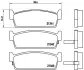 Колодка BREMBO P56053 (фото 2)