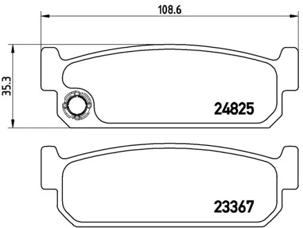 Колодка BREMBO P56067