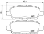 Комплект гальмівних колодок з 4 шт. дисків BREMBO P56068 (фото 1)
