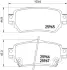 Гальмівні колодки дискові BREMBO P56098 (фото 2)