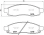 Гальмівні колодки дискові BREMBO P58001 (фото 1)