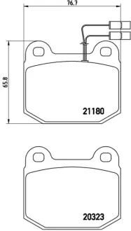 Колодка BREMBO P59003