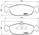 Гальмівні колодки дискові BREMBO P59011 (фото 2)
