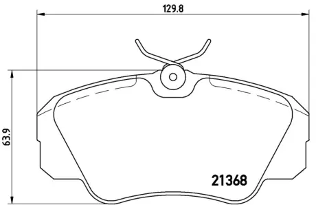 Гальмівні колодки дискові BREMBO P59016