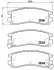 Колодка BREMBO P59027 (фото 2)