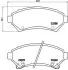 Колодка BREMBO P59028 (фото 2)