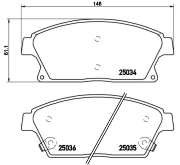 Колодка Xtra BREMBO P59077X