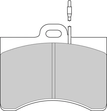 Комплект тормозных колодок, дисковый тормоз BREMBO P61012 (фото 1)