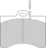 Комплект тормозных колодок, дисковый тормоз BREMBO P61012 (фото 1)