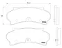 Колодка BREMBO P61033 (фото 1)