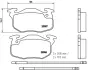 Колодка BREMBO P61044 (фото 2)