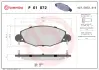 Гальмівні колодки дискові BREMBO P61072 (фото 1)