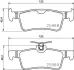 Гальмівні колодки дискові BREMBO P61126 (фото 2)