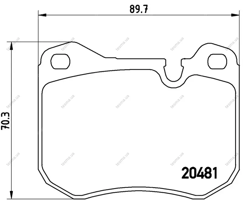 Колодка BREMBO P65002 (фото 1)