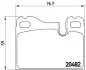 Колодка BREMBO P65003 (фото 1)
