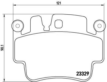 Колодка BREMBO P65009