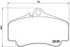 Колодка BREMBO P65011 (фото 2)