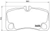 Колодка BREMBO P65013 (фото 2)