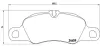 Колодка BREMBO P65019 (фото 2)