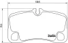 Колодка BREMBO P65022 (фото 2)