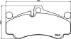 Колодка BREMBO P65034 (фото 1)