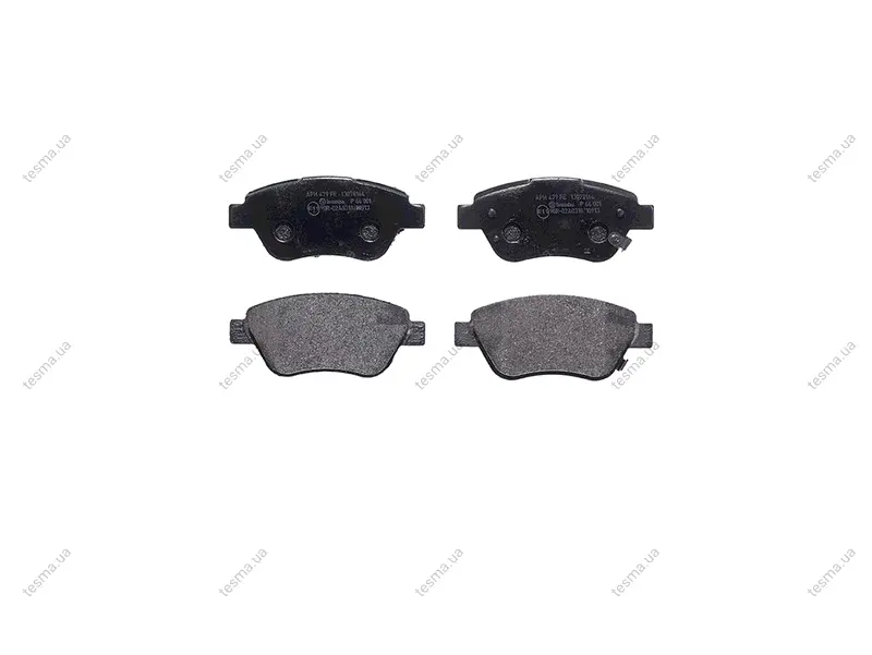 колодка BREMBO P66001 - фото 1