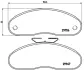 Колодка BREMBO P68013 (фото 1)