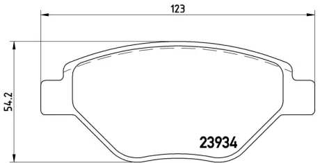 Гальмівні колодки дискові BREMBO P68031