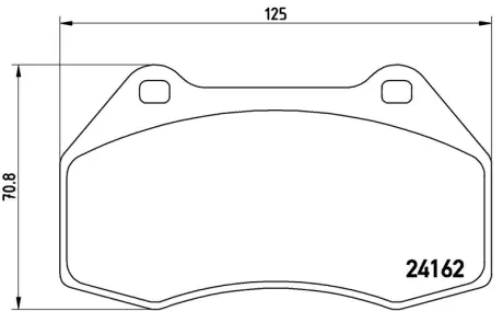 Колодка BREMBO P68036