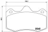 Колодка BREMBO P68051 (фото 1)