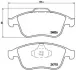 Комплект тормозных колодок, дисковый тормоз BREMBO P68052 (фото 1)