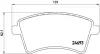 Колодка BREMBO P68053 (фото 1)
