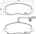 Гальмівні колодки дискові BREMBO P68062 (фото 1)