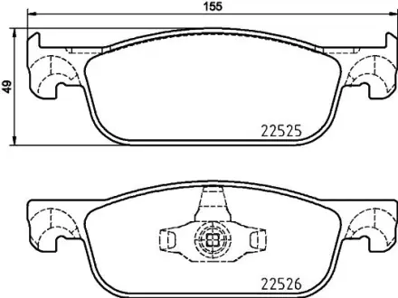 Гальмівні колодки дискові BREMBO P68065